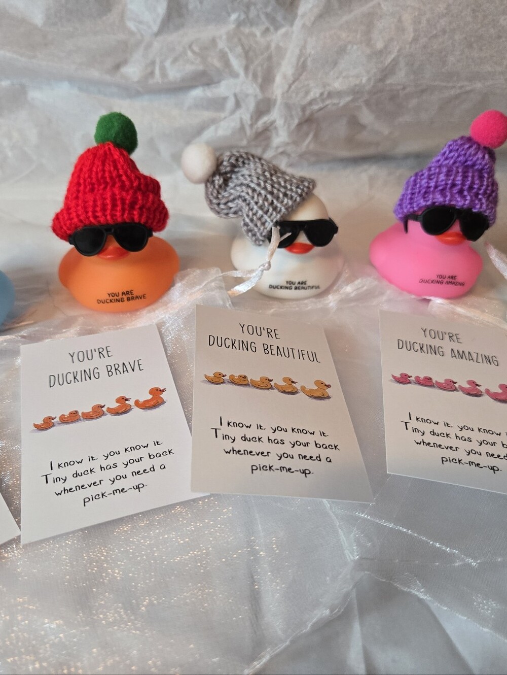 You Are Ducking Inspirational Rubber Duck -5 Sets Of 5 Pc New! - Picture 6 of 6